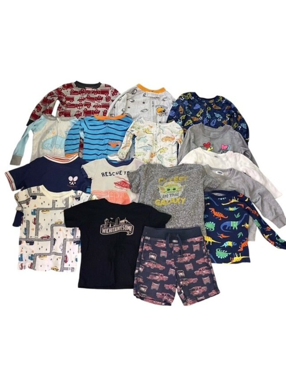 Toddler Boy Clothes Lot 2T Carter’s Star Wars Old Navy 18+ Pc Bundle 2